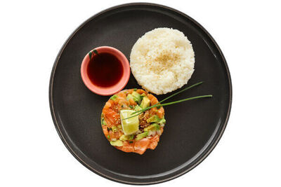 Tartare de saumon avocat